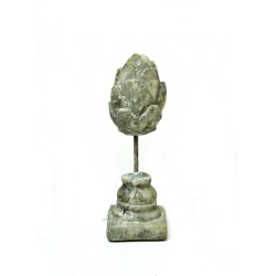 Dekoracja stojąca karczoch 24cm Betonowy Szary